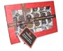 European Chocolate Valentine's Day Chocolate Gift Box Present 6.5 Ounce Pre-wrapped Gift Box