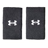 Under Armour Performance 6 inch Wristband - Black/White