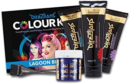 La Riche Directions Colour Kit Shampoo, Hair Dye &amp; Conditioner 100ml-Lagoon Blue