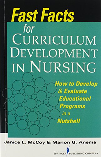 fast facts for curriculum development in nursing how to develop  evaluate educational programs in a nutshell