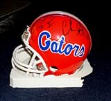 Tim Tebow Chris Leak Autographed Signed Florida Gators Mini Helmet