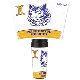 Washington Huskies Official 16oz Capacity NCAA Travel Mug