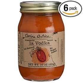 Cucina Antica La Vodka, 16-Ounce Jars (Pack of 6)