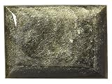 APPROXIMATELY 40X30MM RECTANGULAR CABOCHON GOLD SHEEN OBSIDIAN