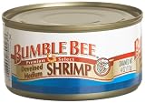 Bumble Bee Medium Deveined Shrimp, 4-Ounce Container (Pack of 4)