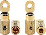 BossC GOLD RING TERMINAL 4 GAUGE GR-1