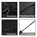 Vahista Novelty Full-automatic Rain Umbrella/Parasol - Windproof and Foldable Sunshade, Auto Open/Close, Black