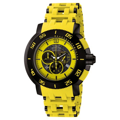 Invicta Men's 5535 Sea Spider Collection Black Ion-Plated Chronograph Watch