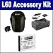 Samsung Digimax L60 Digital Camera Accessory Kit includes: SDSLB0837 Battery, SDM-1504 Charger, SDC-22 Case
