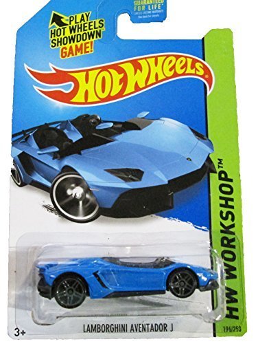 Hot Wheels - 2014 HW Workshop - HW All Stars 196/250 - Lamborghini Aventador J (blue) Hot Wheels - 2014 HW Workshop - HW All Stars 196/250 - Lamborghini Aventador J (blue)