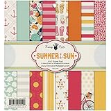 Fancy Pants Designs 2552 Summer Sun Paper Pad for Scrapbooking
