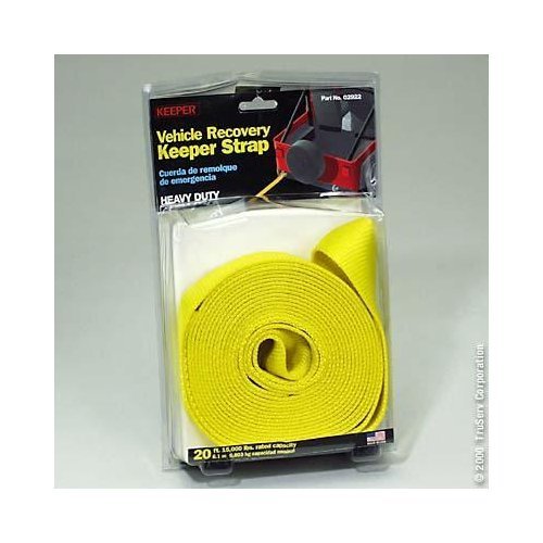 Keeper Nylon Towing Recovery Strap 20
