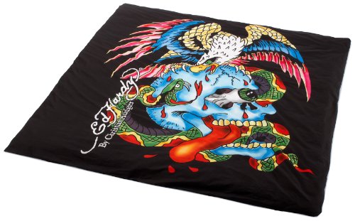 Ed Hardy 10371100 Bettw&auml;sche Battle 200 x 210 cm, 100% Baumwolle