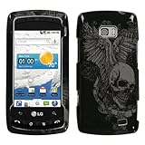 Skull Wing Phone Protector Cover for LG VS740 (Ally)
