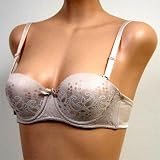Jasmin Lite Brown Convertible Strapless Bra #2684 34AA
