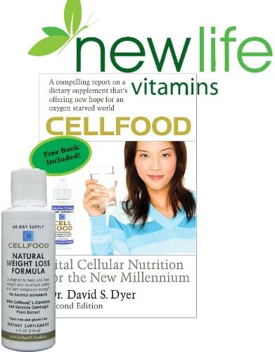 Cellfood Weight Loss Formula with FREE Cellfood Book by Dr. David Dyer - Free Shipping offered by New Life Vitamins, trusted with your nutrition since 1998 - Limit one book per order.