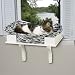 Savvy Tabby Wooden Window Seat  Cat Bed