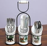 Wilderness Silverware Caddy - Lodge Decor