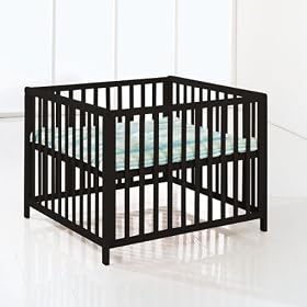 BabyDan Felix Wooden PlayPen Black