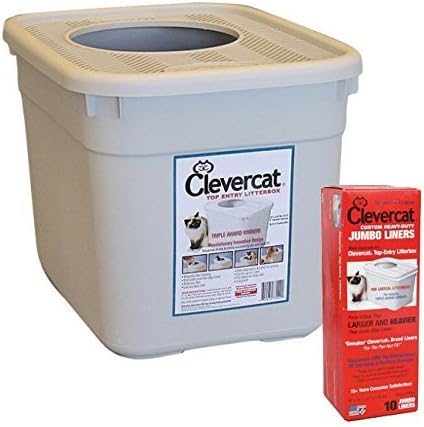 Clevercat Top Entry Litterbox with Litterbox Liners