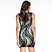 ZKESS Women's Club Party Lace Party Club Bodycon Dress Large Size Black 1