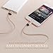 Adoric 2Pack 10FT Nylon Braided Lightning to USB Cable with Aluminum Connector for iPhone 6s/6s Plus/6/6Plus/5s/5c/5, iPad/iPod Models(Golden).