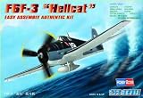 1 72 Easy Build F6F-3 Hellcat HBO80256 by HobBoss