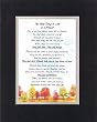 Touching and Heartfelt Poem for Special Friends - The Best Thing in Life is a Friend Poem on 11 x 14 inches Double Beveled Matting