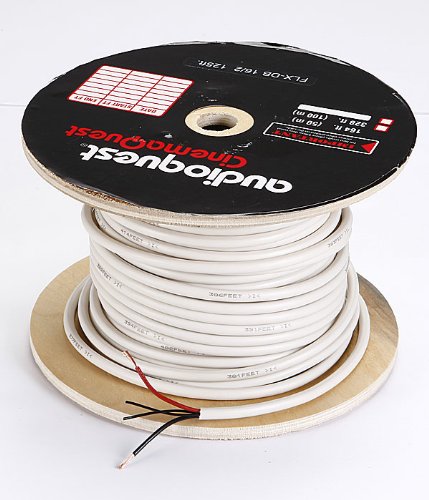 AudioQuest FLX-16/2 16-Gauge In-Wall Speaker Cable UL-approved for in-wall use 125 feet