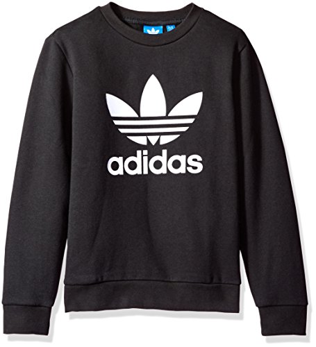 adidas Big Boys' Originals Trefoil Crew Sweatshirt