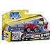 Max Tow Truck Mini Haulers Tow and Go Packs Red Push Truck with Barrel Accessories Vehicle