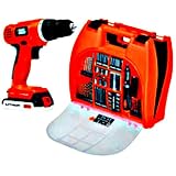 Black & Decker 20 Volt LIthium-Ion Drill with 100 Piece Accessory Kit & Carrying Case