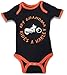 Harley-Davidson Baby Boys 'GRANDMA Rides' 2-Pack Orange Bodysuit