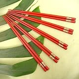 5 Pairs Double Happiness Chopsticks