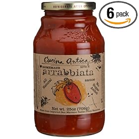 Cucina Antica Spicy Arrabbiata, 25-Ounce Jars (Pack of 6)