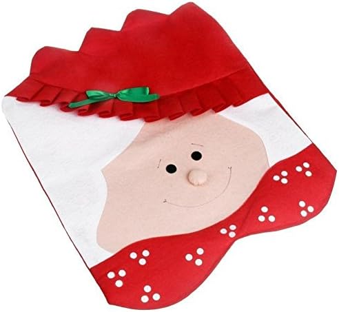 Mr and Mrs Santa Claus Cute Chair Back Seat Covers Dinner Decor Christmas Kitchen Decoration (Mrs Santa)