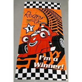Roary the Racing Car I'm a winner towel