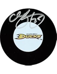 Sports: Steiner Sports NHL Anaheim Ducks Chris Pronger Anaheim Ducks Autograph Puck - Steiner Sports