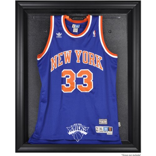 Mounted Memories New York Knicks Black Framed Team Logo Jersey Display Case (Jersey Not Included)