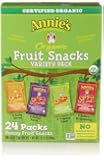 Annie's Homegrown Organic Vegan Fruit Snacks Variety Pack, 24 Count