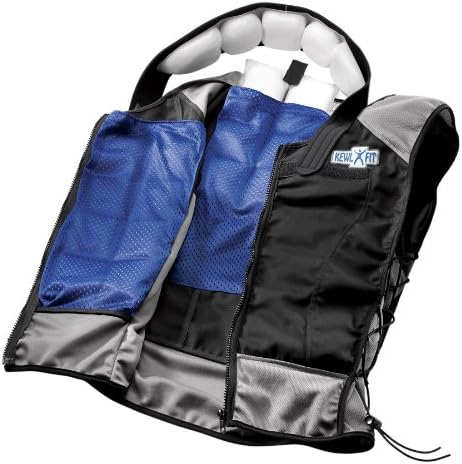 KewlFit Weight Management Vest, Black/Grey, 3X-Large/4X-Large