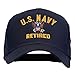 US Navy Retired Embroidered Cap - Navy