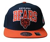 Mitchell & Ness Chicago Bears Flat Brim Snap Back Hat Adjustable