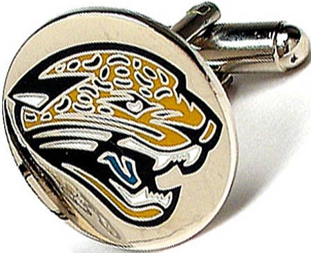 Cufflinks Inc Men's Jacksonville Jaguars Cufflinks Yellow/Blue