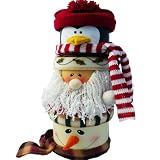 Penguin, Santa and Snowman Gift Tower - Christmas Holiday Gift Basket