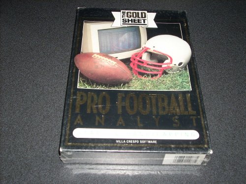 External hard drive:THE GOLD SHEET Pro Football Analyst (Stats and Handicapping), Villa Crespo Software 1991. 