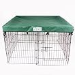 4' x 4' GoGo Exercise Pen UV Top / Cover Hunter Green
