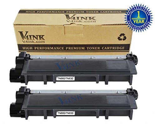 V4INK 2PK New Compatible TN660 TN630 Toner Cartridge For Brother DCP-L2520DW/DCP-L2540DW/HL-L2300D/HL-L2360DW/HL-L2320D/HL-L2380DW/HL-L2340DW Printer