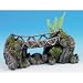 Polyresin Rocky Rope Bridge Aquarium Decoration 25cm