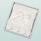 Bearington Baby White Vintage Blanket